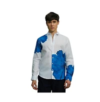 Campus Sutra Men's Primrose Flora Shirt