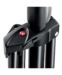 Manfrotto 1005BAC 107" Air Cushioned Aluminum Ranker Light Stand with 3-Sections & 2 Risers, Black