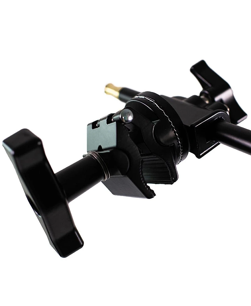 Savage 40" Stainless Steel Chrome/Black Grip Arm with Gobo Clamps