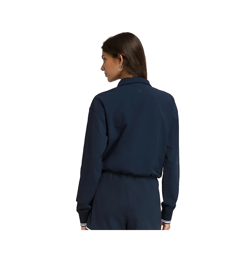 Wilson Women's Davenport Woven Tennis Pullover