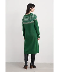 Seasalt Cornwall Women's Bird Ring Long Sleeve Dress