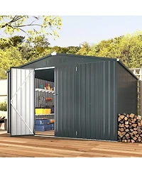 Aecojoy 10'x10' Outdoor Storage Shed