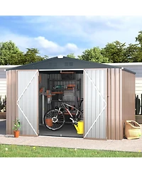 Aecojoy 10'x10' Outdoor Storage Shed