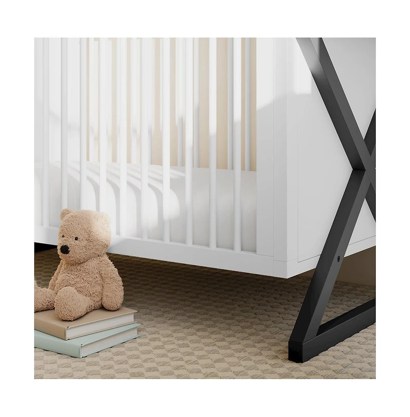 Storkcraft Equinox 3-in-1 Convertible Crib - Gray