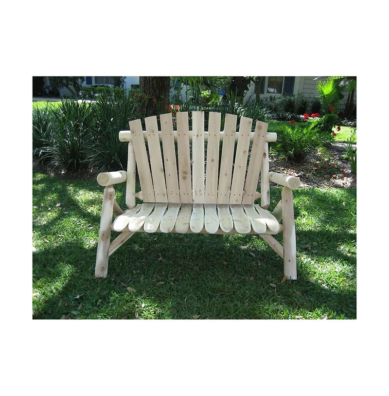 Contoured Comfort Cedar Log 4ft Love Seat