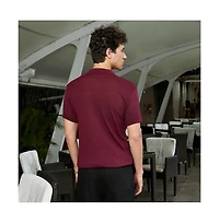 Campus Sutra Men's Argyle-Knit Slim-Fit Shirt