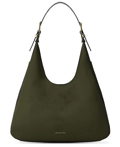 Michael Kors Women's Nolita Large Nubuck Hobo Shoulder Bag