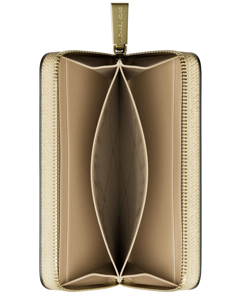 Michael Kors Women's Jet Set Small Zip Around Card Case