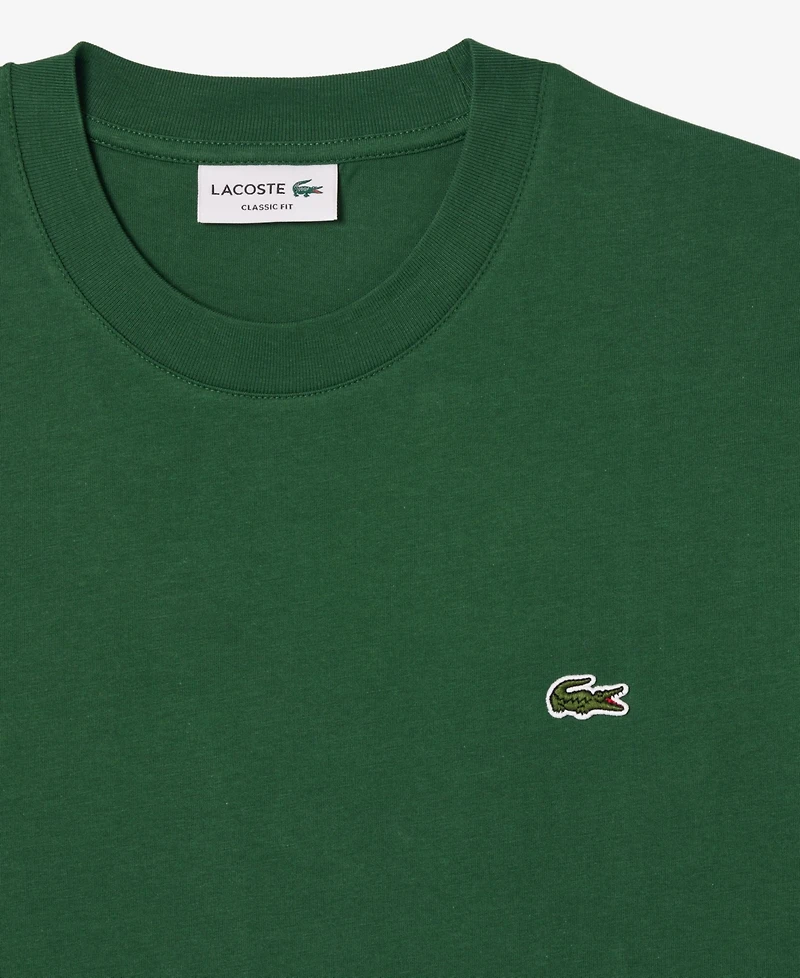 Lacoste Men's Short Sleeve Crewneck Logo T-Shirt