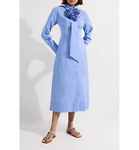 Karen Millen Woven Shirt Midi Dress