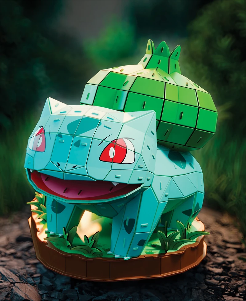 Pokemon Bulbasaur 3D Model Kit Kanto Starter Collection, 195 Pieces
