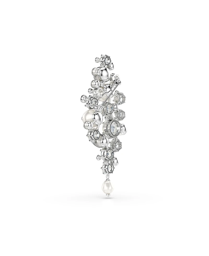 Swarovski Constella Rhodium Plated Brooch