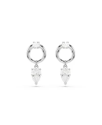 Swarovski Mesmera Rhodium Plated Drop Earrings