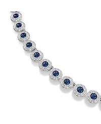 Swarovski Una Angelic Rhodium Plated Tennis Necklace