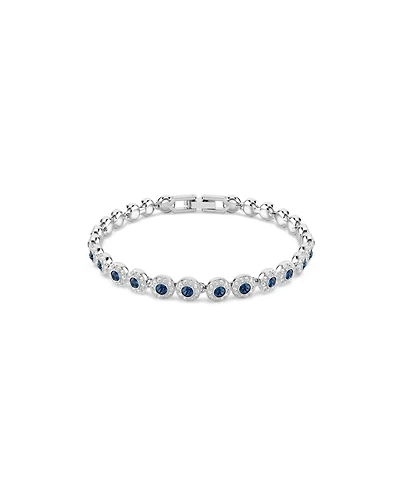 Swaroski Una Angelic Rhodium Plated Tennis Bracelet