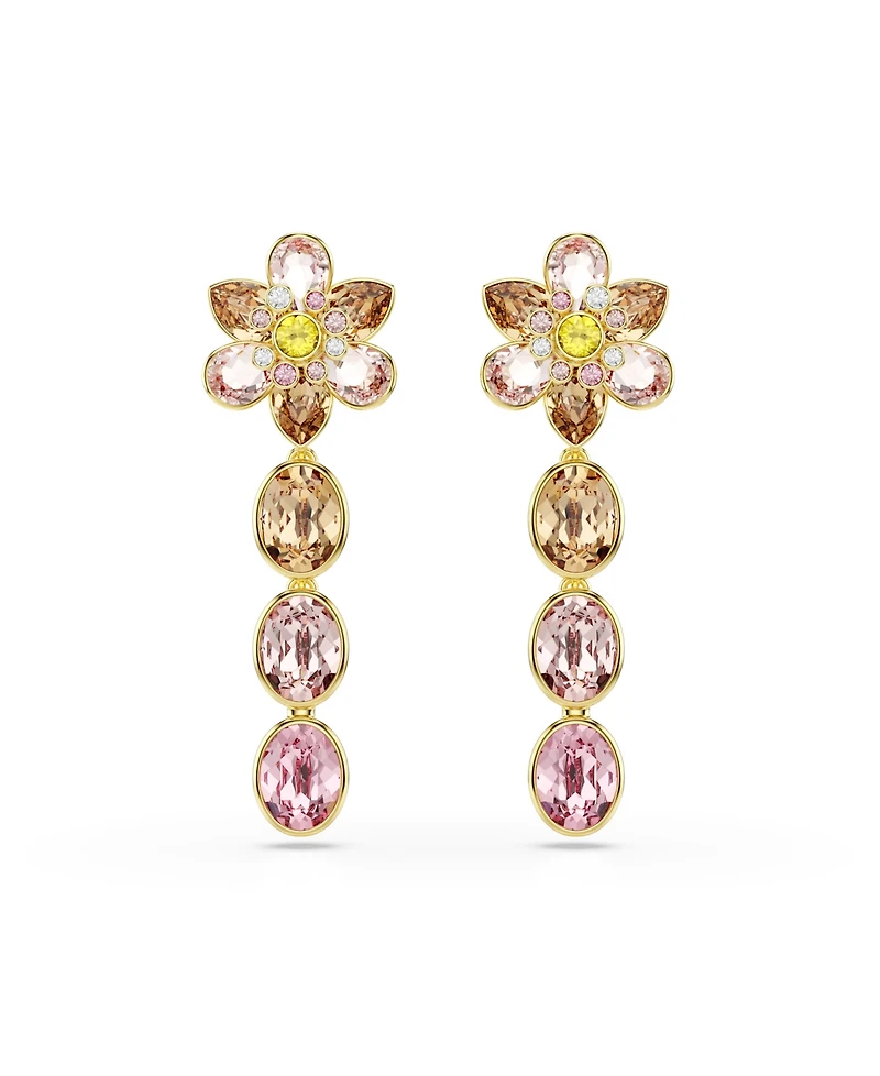 Swarovski Idyllia Gold-Tone Plated Drop Earrings
