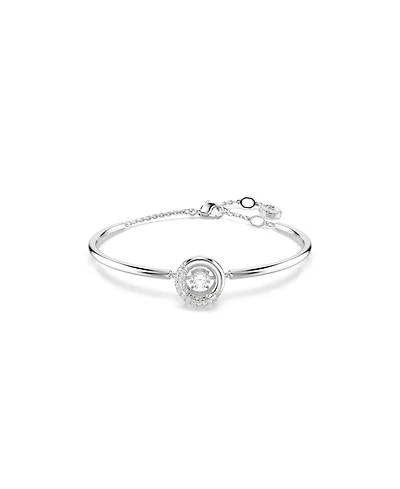 Swaroski Dextera Rhodium Plated Bangle
