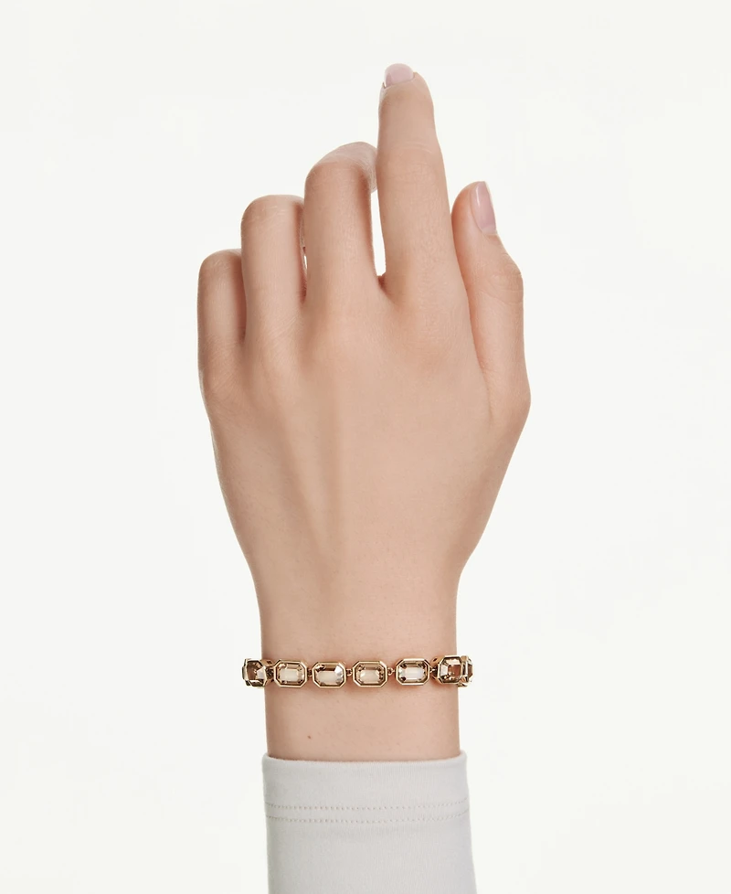 Swaroski Millenia Gold-Tone Plated Tennis Bracelet
