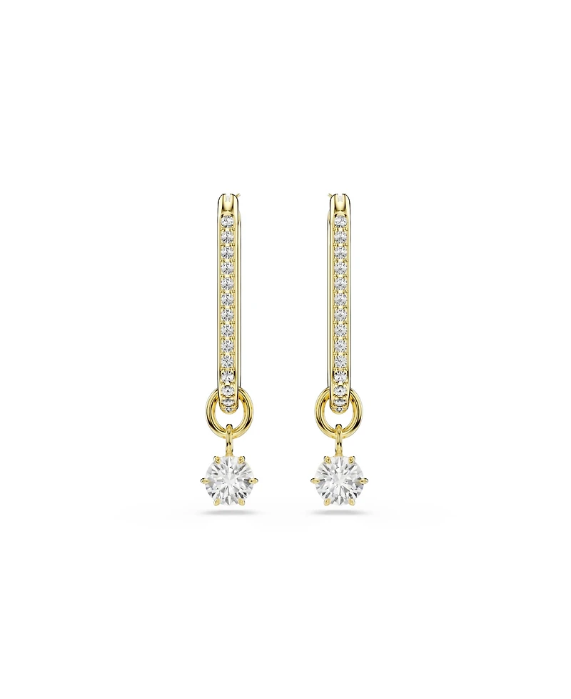 Swarovski Constella Gold-Tone Plated Drop Earrings
