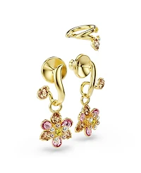 Swarovski Idyllia Gold-Tone Plated Set of Three Earrings