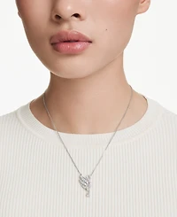 Swarovski Swan Vienna Rhodium Plated Pendant Necklace