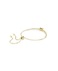 Swaroski Matrix Gold-Tone Plated Tennis Bracelet
