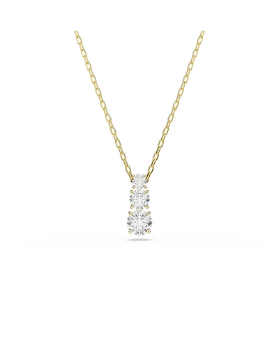Swarovski Stilla Attract Gold-Tone Plated Pendant Necklace