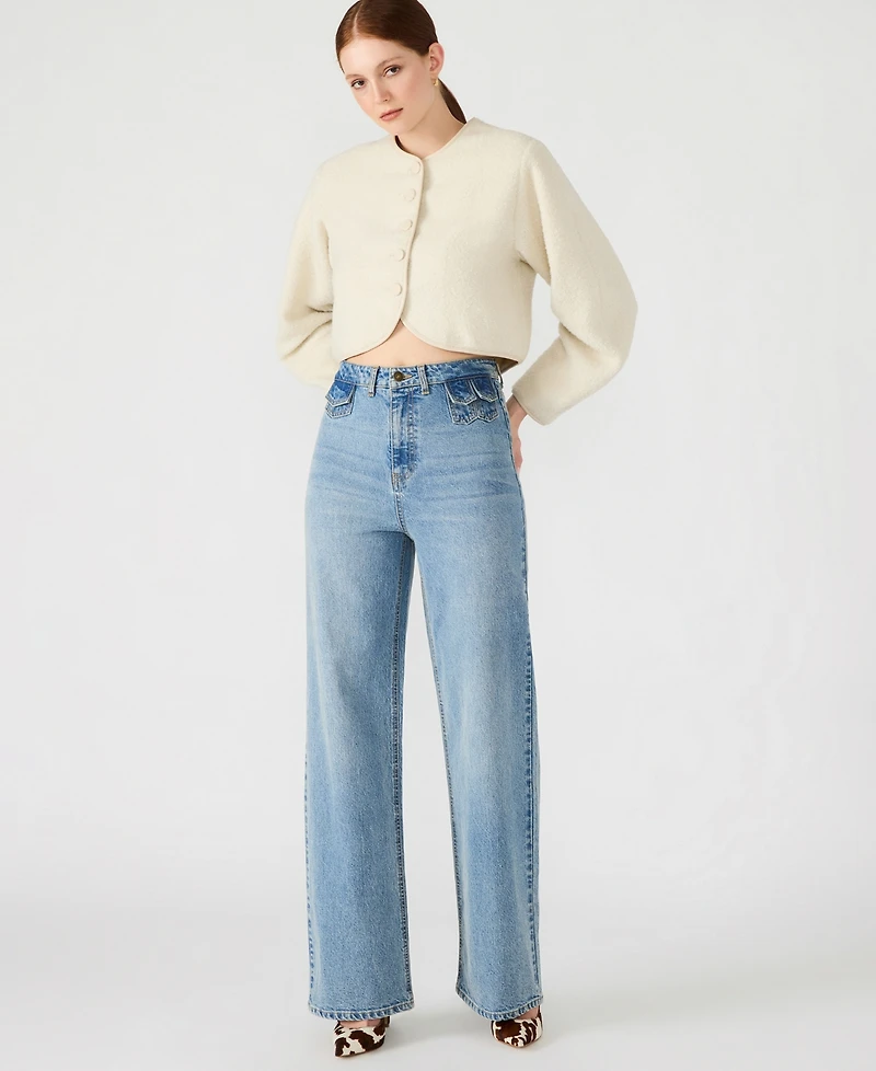 Steve Madden Women's Geraldine Boot-cut Jeans