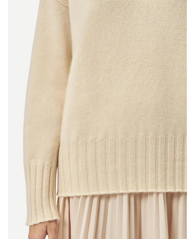 Gobi Cashmere Women's Relaxed-Fit Cashmere Turtleneck