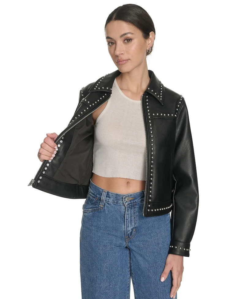 Levi's Women's Studded Zipper Jacket
