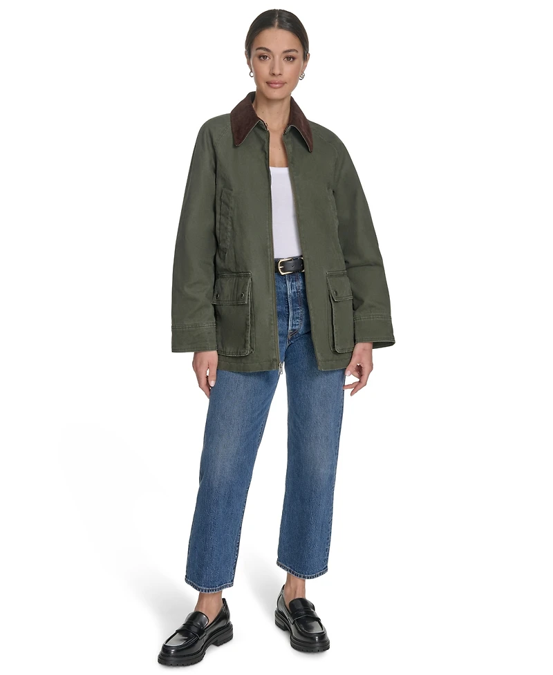 Levi's Women's Front Zipper Barn Jacket