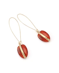 Robert Lee Morris Soho Heirloom Charms Jasper Bead Dangle Earrings