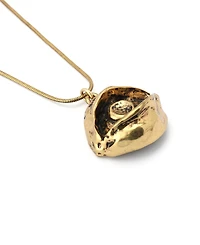Robert Lee Morris Soho Gold Heirloom Charms Evil Eye Pendant Necklace