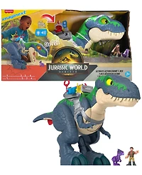 Imaginext Fisher-Price Jurassic World Rebirth Ultimate Action Chomp T. Rex Dino Toy and Action Figures