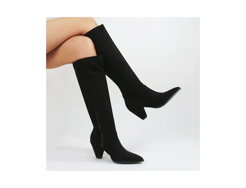 Berness True Faux Suede Knee High Boots
