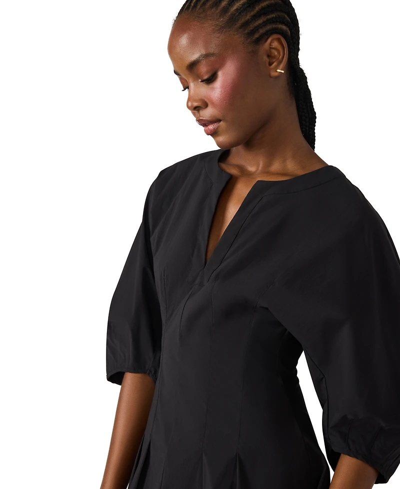 Bb Dakota by Steve Madden Women's Split Neck Mini Dress