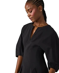 Bb Dakota by Steve Madden Women's Split Neck Mini Dress