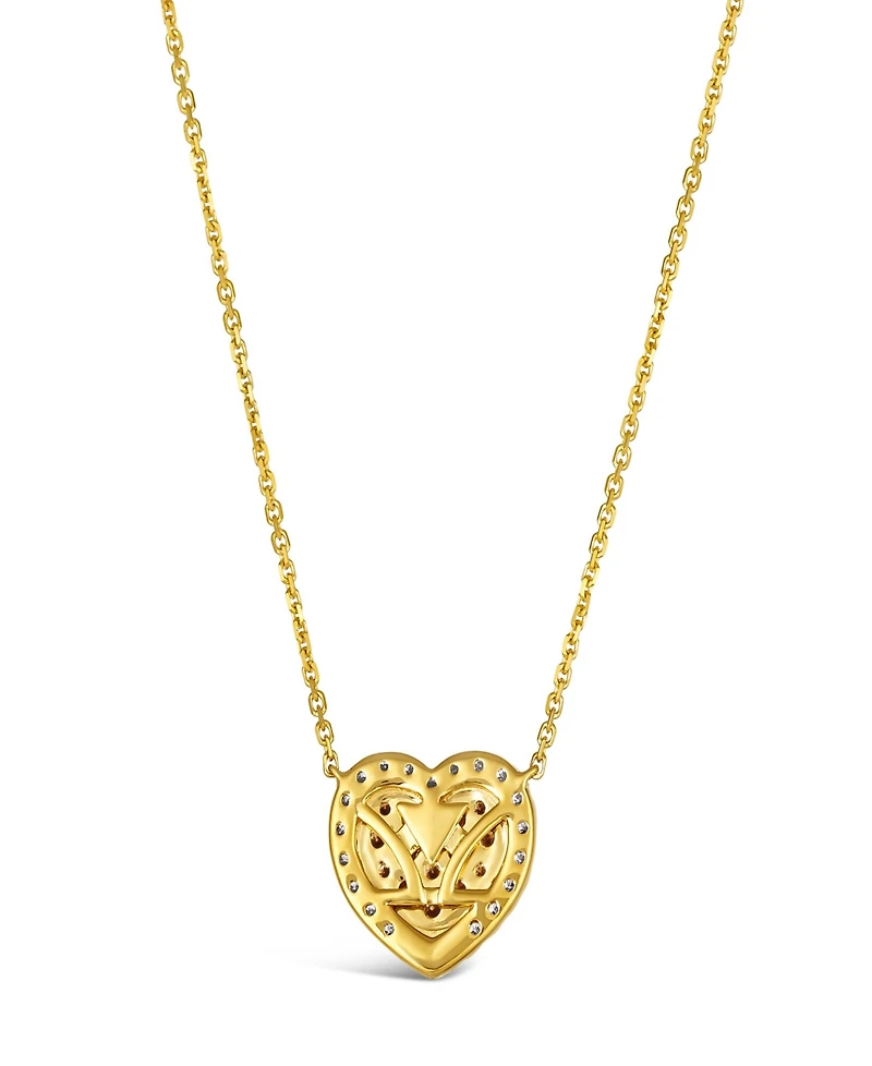 Le Vian Chocolate Diamond (0.34 ct. t.w.) & Nude Diamond (0.30 ct ct. t.w.) Pendant Necklace in 14K Honey Gold