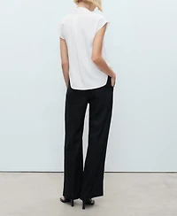 Mango Women's Lyocell Sleeveless Shirt