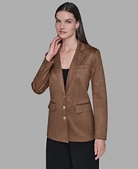 Karl Lagerfeld Paris Women's Long Sleeves Blazer