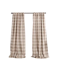 Elrene Home Fashions Grainger Buffalo Check Blackout Window Curtain