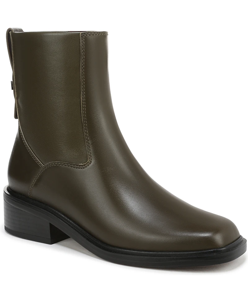 Franco Sarto Women's Gracely Block Heel Zip Short Boots
