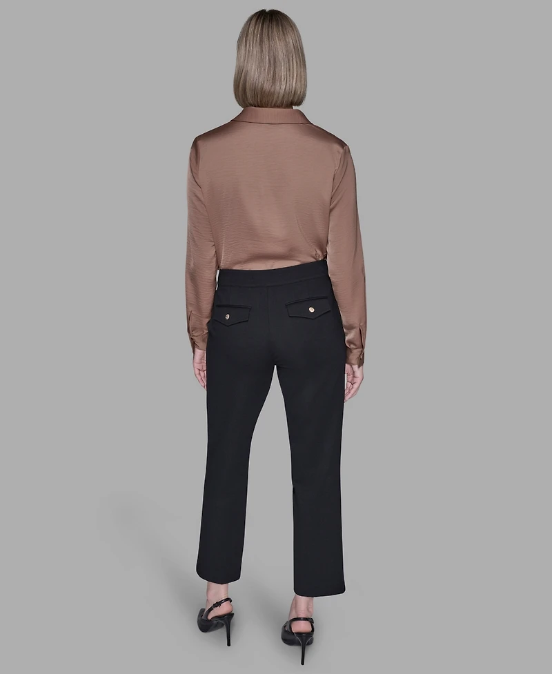 Karl Lagerfeld Paris Women's Ankle-Length Suit Pants