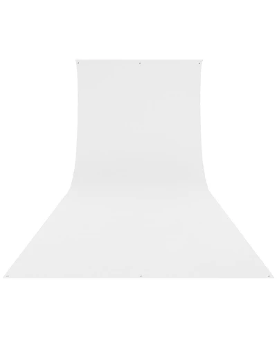 Westcott 9x20 Feet Wrinkle Resistant Cotton Background, High-Key White