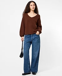 French Connection Women's Vhari Knit V-Neck Sweater