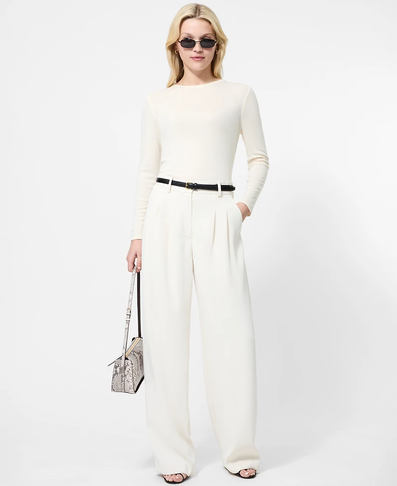 French Connection Women's Knit Long Sleeve Top