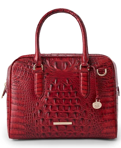 Brahmin Women's Marissa Scarlet Alden Road Satchel Handbag
