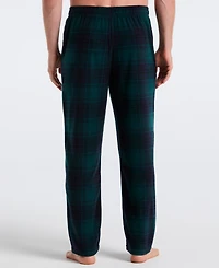 Perry Ellis Portfolio Men's Fleece Buffalo Plaid Pants
