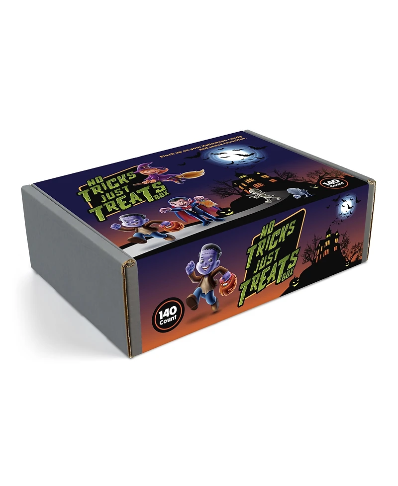 SnackBoxPros No Tricks, Just Treats Halloween Candy and Chocolate Box Set, 140 Pieces