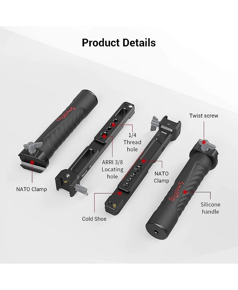 SmallRig Dual Handgrip for Dji Rs 2 / Rsc 2 / Rs 3 / Rs 3 Pro / Rs 4 / Rs 4 Pro Gimbals